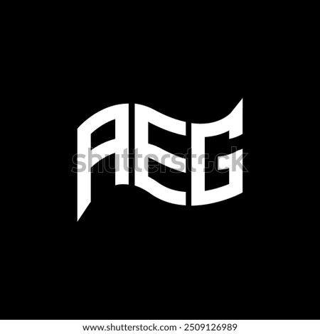 AEG logo design, AEG simple and modern logo. AEG luxurious alphabet design  
