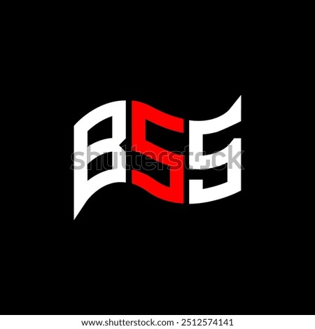 BSS logo design, BSS simple and modern logo. BSS luxurious alphabet design  