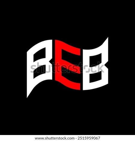 BEB logo design, BEB simple and modern logo. BEB luxurious alphabet design  