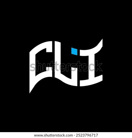 CLI logo design, CLI simple and modern logo. CLI luxurious alphabet design  