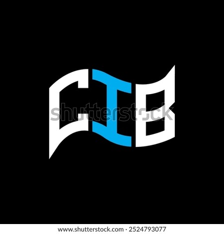 CIB logo design, CIB simple and modern logo. CIB luxurious alphabet design  