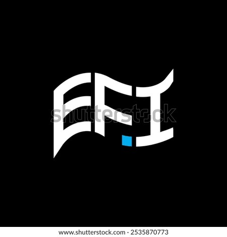 EFI logo design, EFI simple and modern logo. EFI luxurious alphabet design  