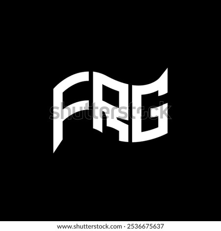 FRG logo design, FRG simple and modern logo. FRG luxurious alphabet design  