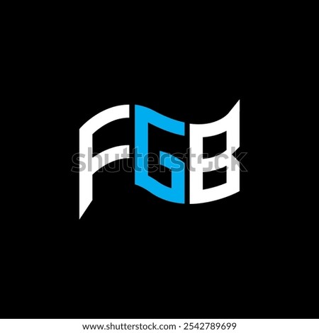 FGB logo design, FGB simple and modern logo. FGB luxurious alphabet design  