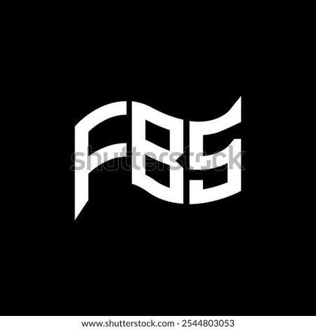 FBS logo design, FBS simple and modern logo. FBS luxurious alphabet design  