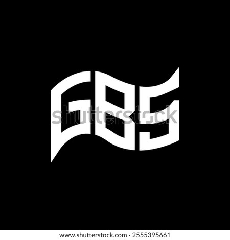 GBS logo design, GBS simple and modern logo. GBS luxurious alphabet design  