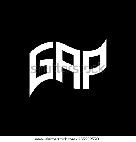 GAP logo design, GAP simple and modern logo. GAP luxurious alphabet design  