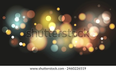 Similar – Image, Stock Photo Blurred lights of the Christmas tree | Bokeh at lights