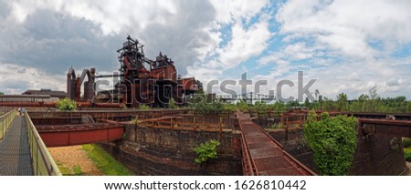 Similar – Image, Stock Photo Landscape park Duisburg Nord industrial culture Germany