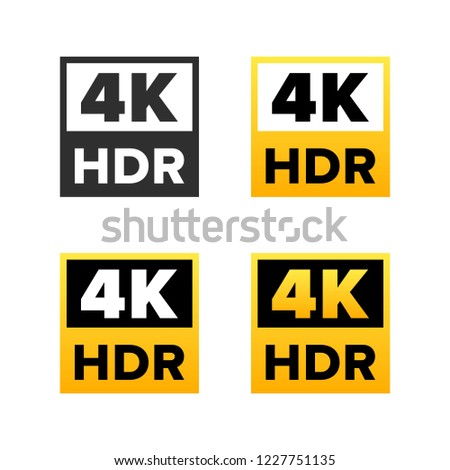 4K Ultra HD sign