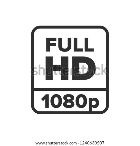 Full HD 1080p symbol