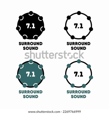 Surround sound vector information sign
