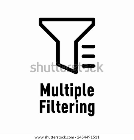 Multiple Filtering vector information sign