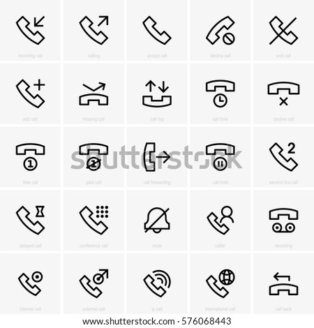 Phone and call icon