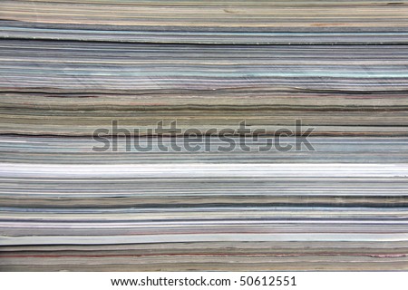 Pages of magazines. Background