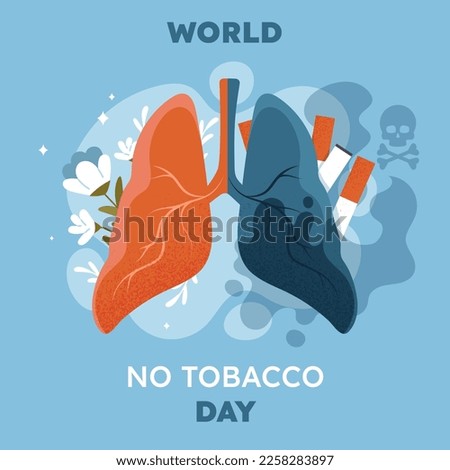 Similar – Image, Stock Photo Quit smoking, no tobacco day, mother hands breaking the cigarette