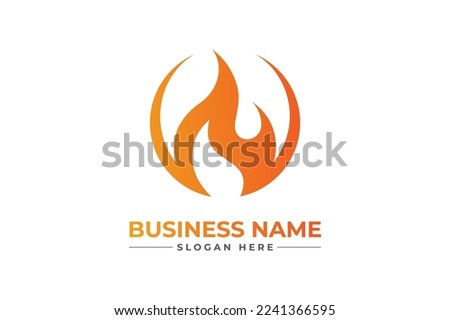 oil gas and heating service logo design