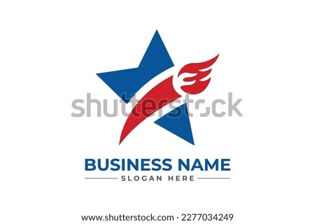 political campaign logo design. Election voting logo. American political logo	