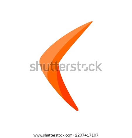vector abstract boomerang logo template