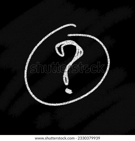 Logo value 10 20 30 40 50 60 70 80 90 100, A B C D E F, cross logo, mines, plus, exclamation mark and question mark, yes, no, check and cross false mark against black chalk board background