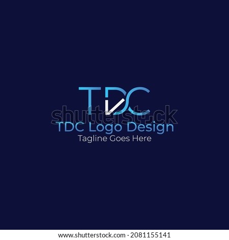 TDC checkmark, DTC logo design, CTD lettermark monogram