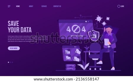 Save Your Data Landing Page