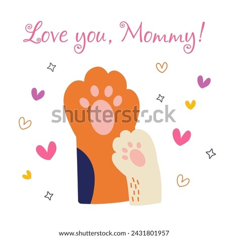 Similar – Image, Stock Photo I love you Characters pink