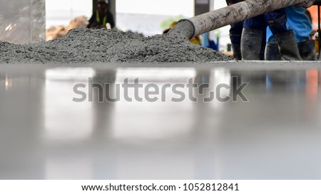 Image, Stock Photo Metal barrel with wet bottom at factory