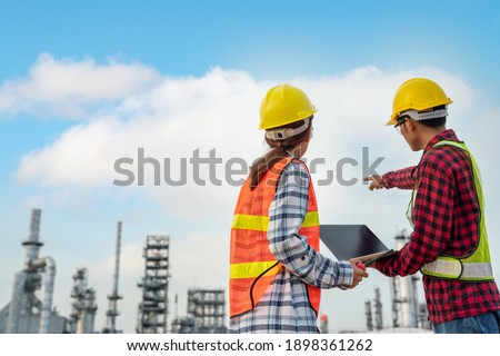 Similar – Image, Stock Photo Energy construction site