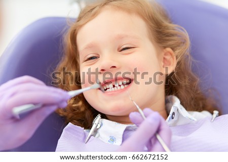 Similar – Image, Stock Photo Young Girl In Dentist