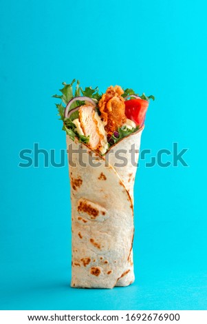 Similar – Image, Stock Photo Fresh kebab meat Eating