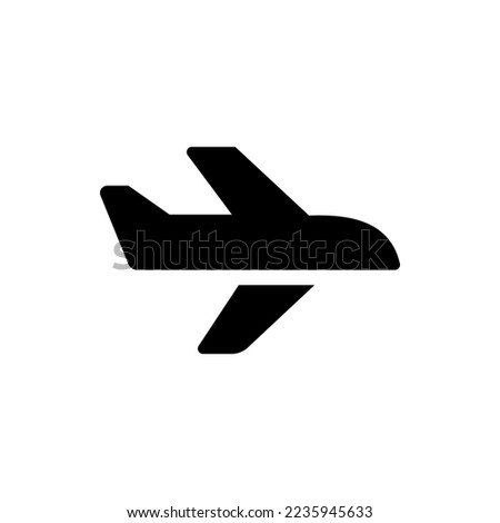 Airplane Mode Icon or Best Airplane Icon For Mobile Application. Airplane Mode Icon Vector. Plane Symbol Image. Simple airplane mode illustration for web and mobile platforms. Best Aviation icon.