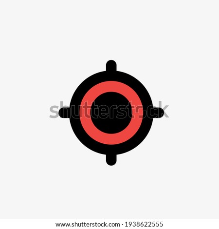 Vector illustration of gps fixed icon