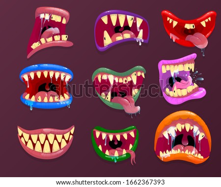 Scary Mouth Drawing | Free download on ClipArtMag