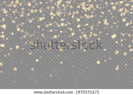 Glittering particles of fairy dust.Shiny sparks sparkle magically on a transparent background.Christmas pattern, background.
Vector illustration.
