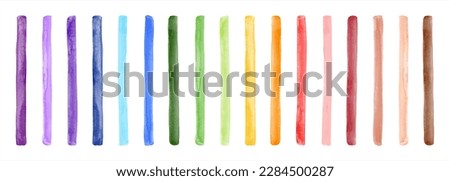 Similar – Image, Stock Photo set of various paintbrushes