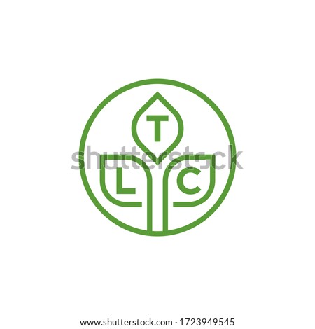 TLC  logo design vektor Landscaping