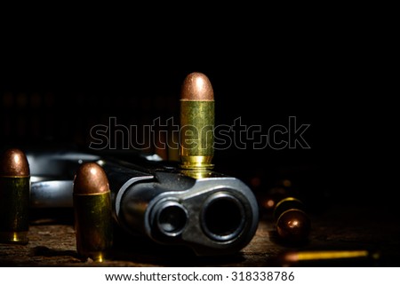 ammunition 11 mm. / 0.45 inches