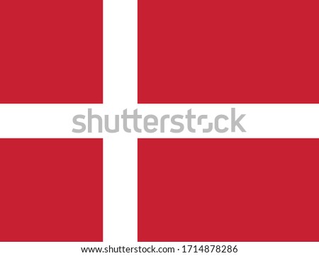 Flag of Former Nordic Country of Dano–Norwegian Oldenburg Realm (1524–1814)