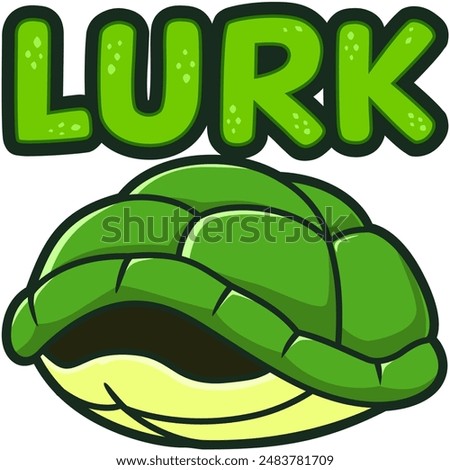 turtle shell cartoon lurk twitch emote