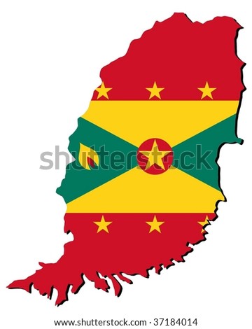 Colors Of Grenada Stock Vector Illustration 37184014 : Shutterstock