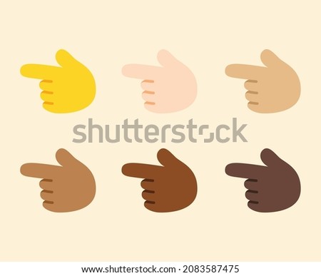 Backhand Index Pointing Left Gesture Icon. Pointing Left emoji. Backhand Index Pointing Left sign. All skin tone gesture emoji