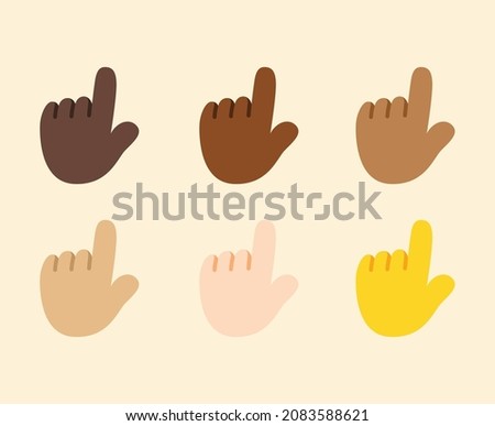 Backhand Index Pointing Up Gesture Icon. Backhand Index Pointing Up emoji. Pointing Up sign. All skin tone gesture emoji