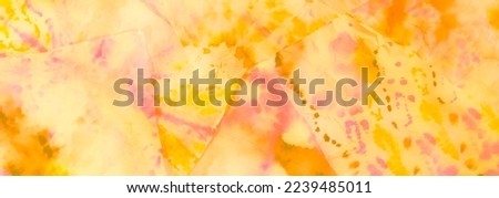 Fancy Dirty Art Background. Dirty Art Painting. Wet Art Print. Watercolor Print. Brushed Banner. Yellow Brushed Graffiti. Tie Dye Patchwork. Bright Aquarelle Texture. Autumn Tie Dye Print.