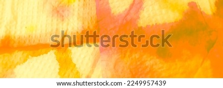 Autumn Abstract Dirty Art. Dirty Art Painting. Wet Art Print. Watercolor Print. Brushed Graffiti. Orange Aquarelle Texture. Fancy Tie Dye Batik. Brushed Banner. Tie Dye Patchwork. Yellow