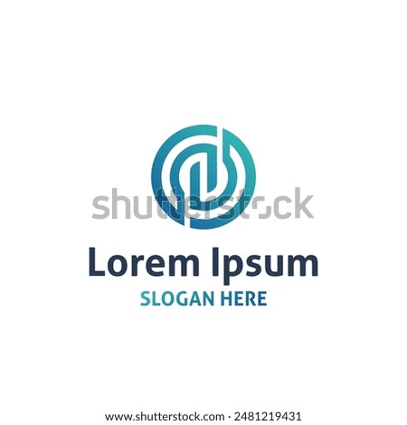 Stylish Initial Letter N Logo for Business Branding