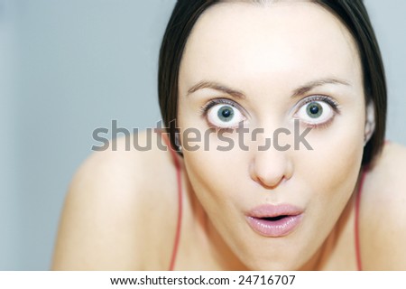 nice pop-eyed women with big eyes