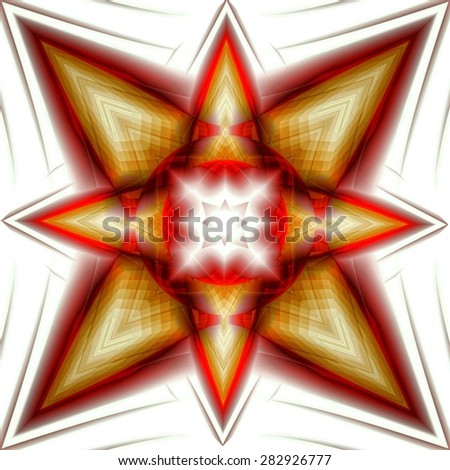 Isolate gold star with white background