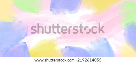 Beautiful wallpaper splash watercolor multicolor blue pink, yellow, pastel color, abstract texture background. For google slides, lettering background.