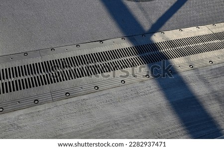 Foto Bild Autobahnstreifen Gitter